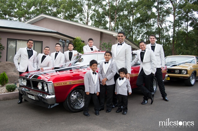 Groomsmen with the 351-GT